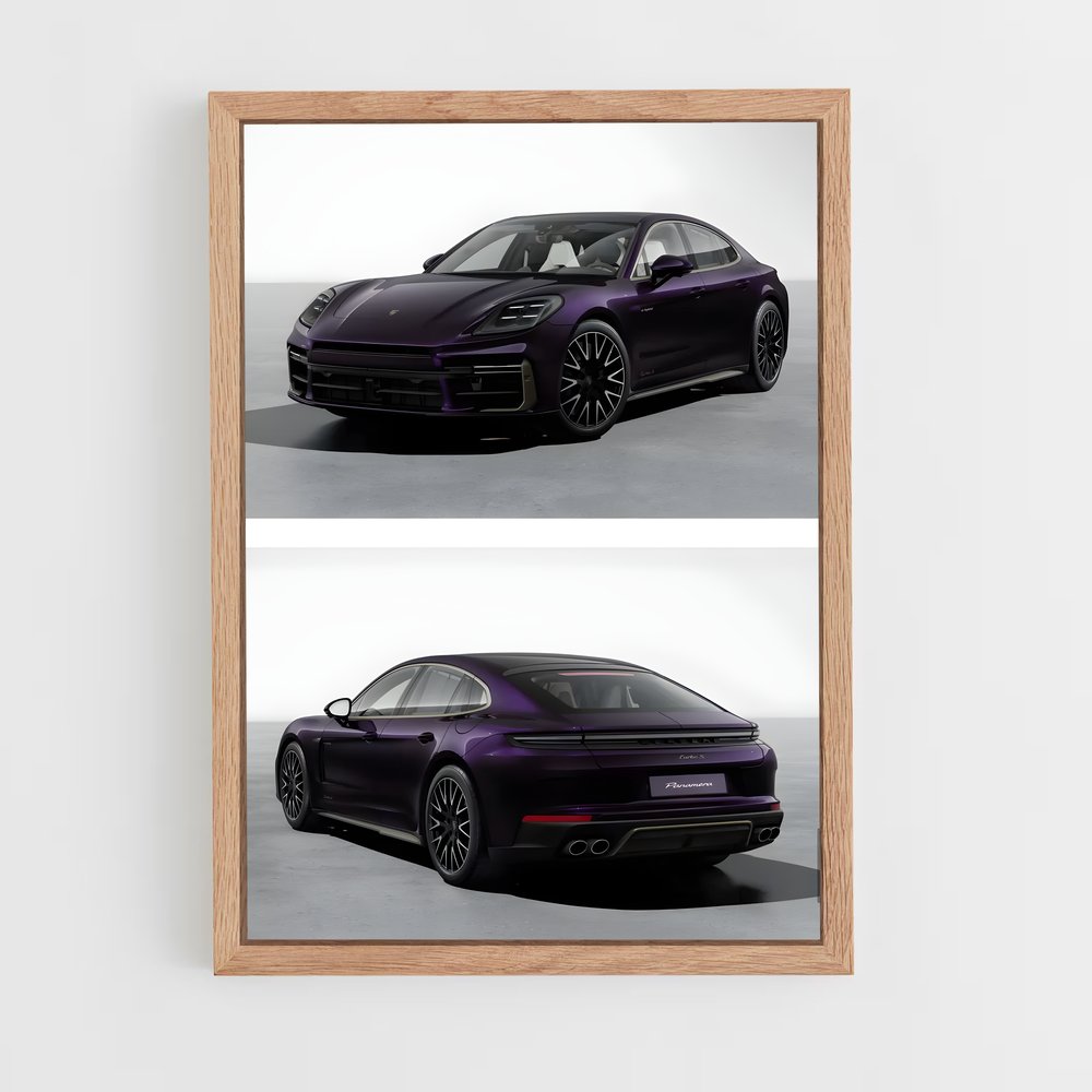 Poster Taycan Legends – affiche Porsche (vue 4)